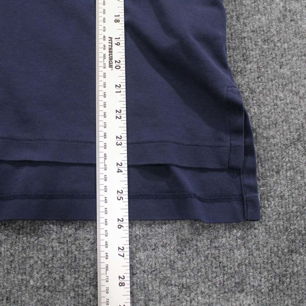 Polo Ralph Lauren Mens Navy Blue Pima Soft Touch Polo Shirt Size XL - Picture 7 of 9